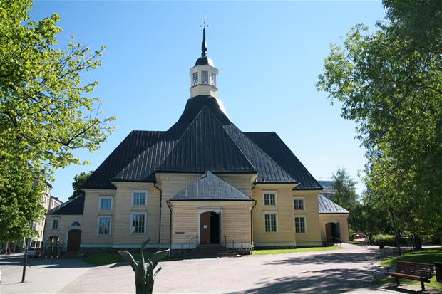 The Lappee Church of St. Mary in summer.