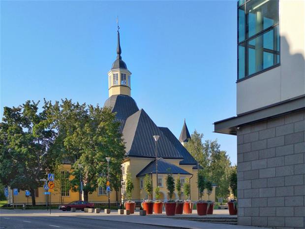 The Lappee Church of St. Mary in summer.